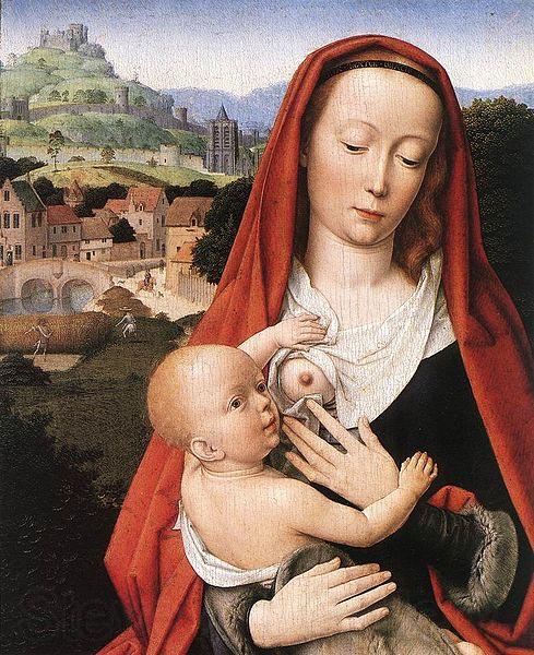 Gerard David Mary and Child Norge oil painting art
